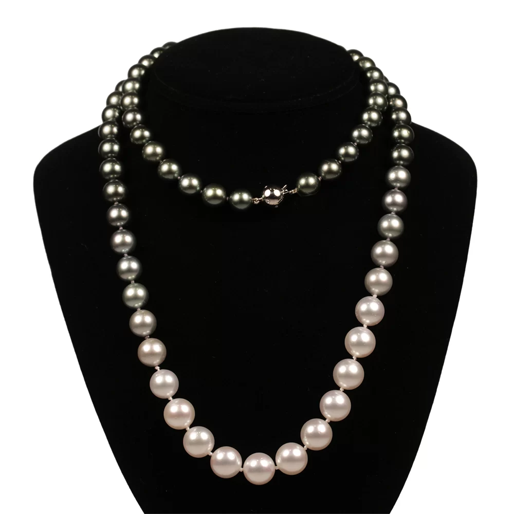 Large Tahitian Pearl Necklace - House of Kahn Estate Jewelers