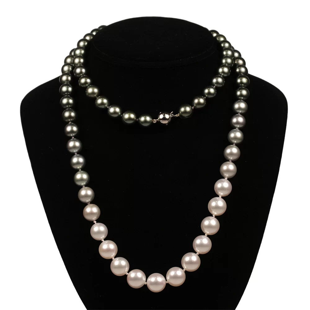 Multi-Colored Tahitian Pearl Strand Necklace - Turgeon Raine