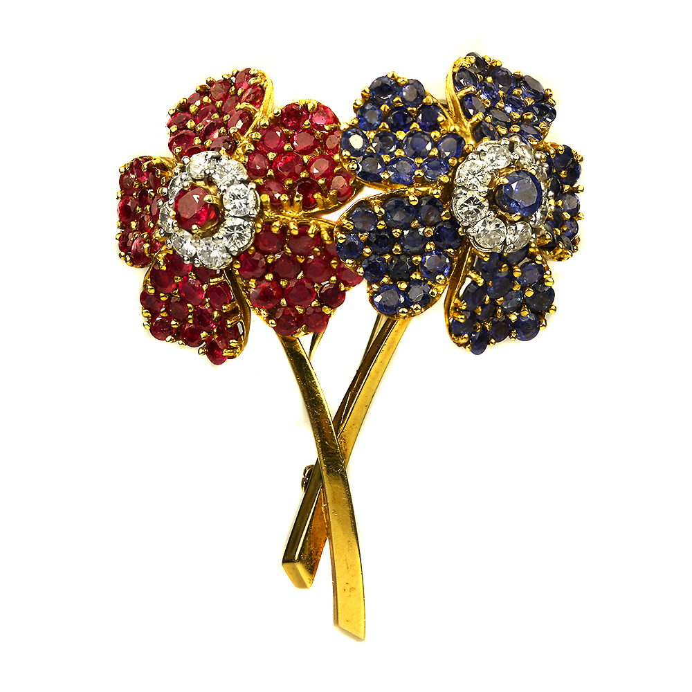 flower brooches