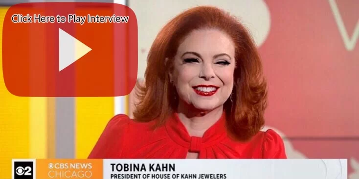 Valentine's Day Bling Ideas! Tobina Kahn Interviewed by CBS 2 News!